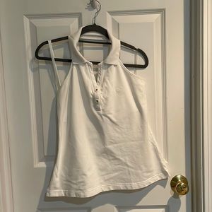 Vineyard Vines white halter polo size L